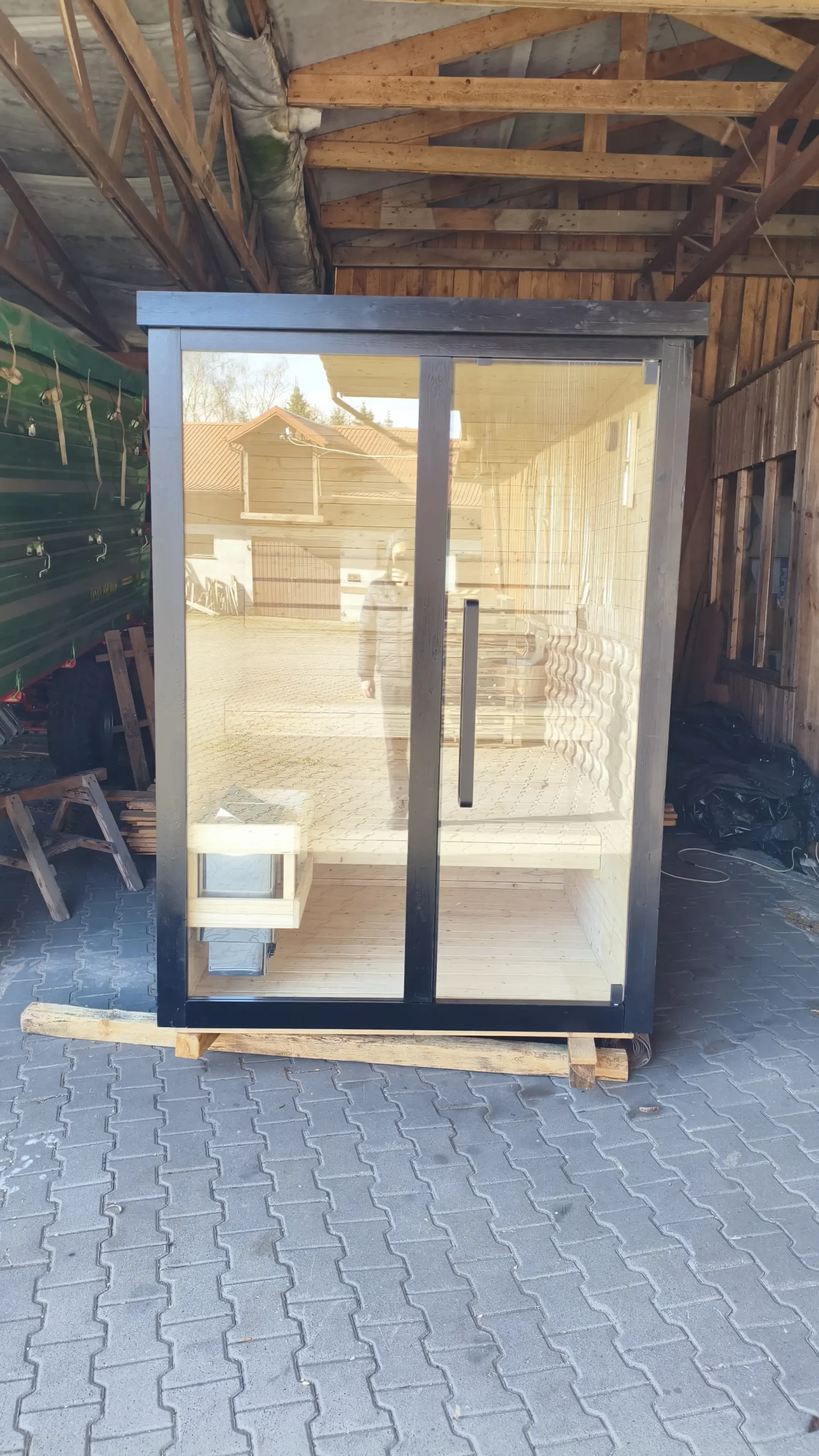 Sauna fińska ogrodowa SH160 - obrazek 12