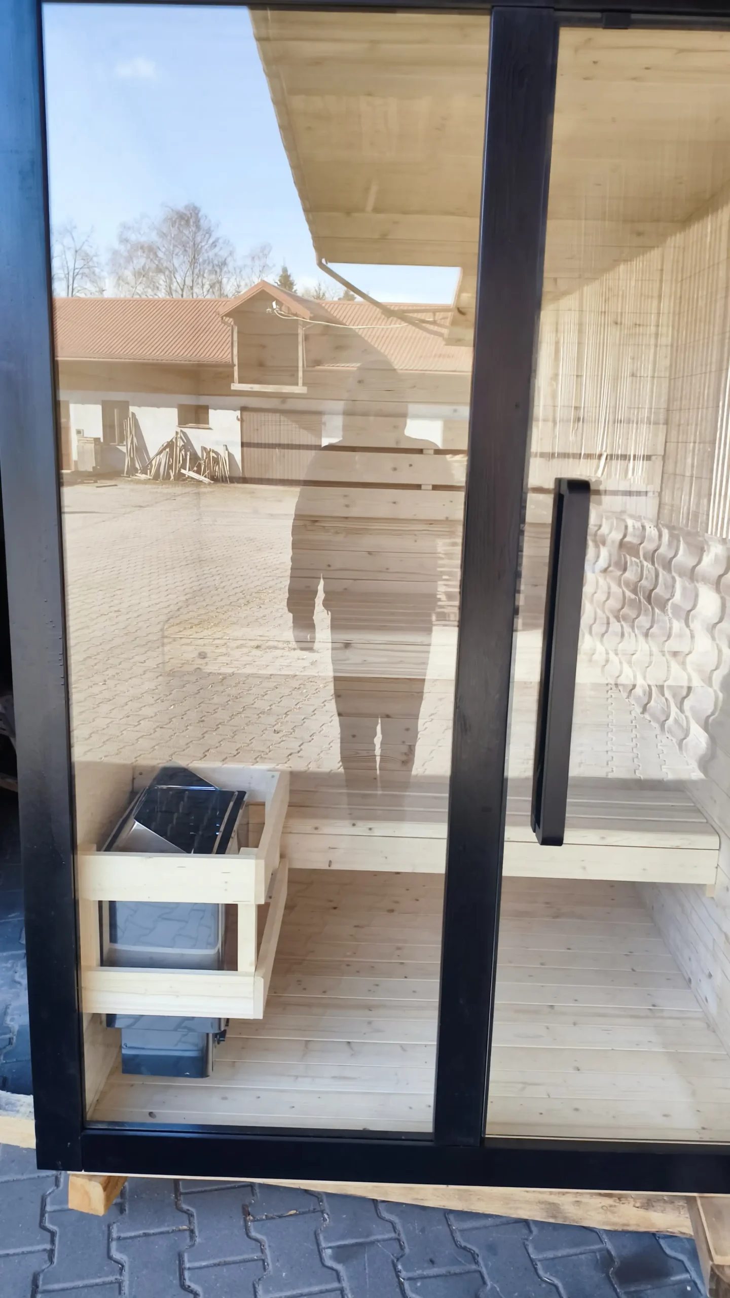 Sauna fińska ogrodowa SH160 - obrazek 10